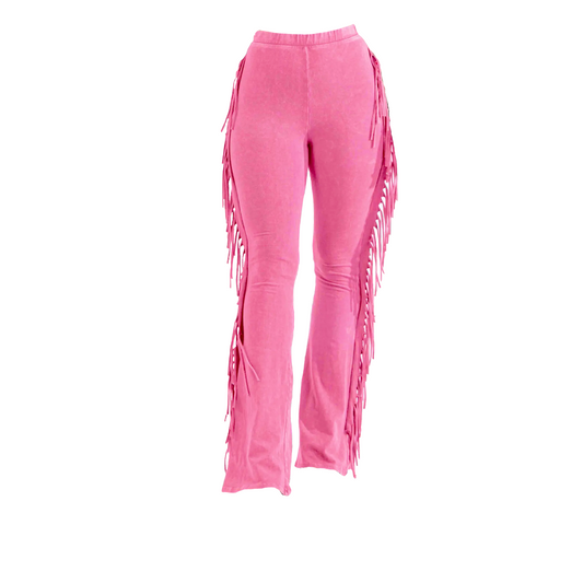 Fringe Flared Pants